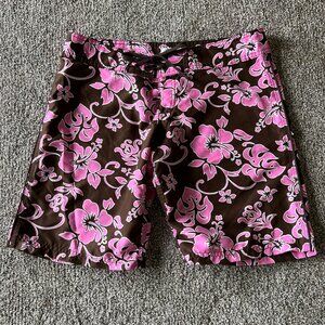 EUC Maui Lai  Bermuda Board Shorts Size 7 Juniors
